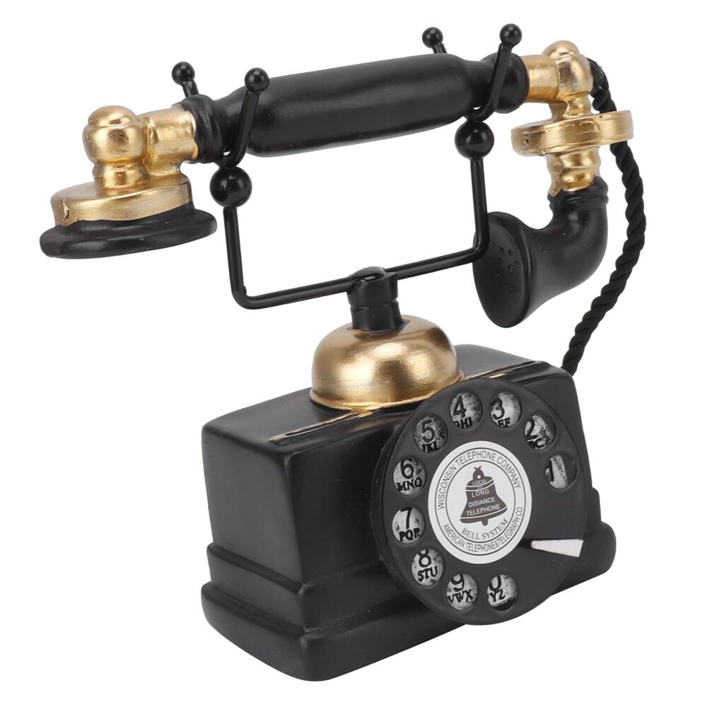 7697 Decorative Telephone Model,Large Retro Decorative Phone Model Vintage